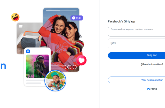 facebook giriş ana ekranı